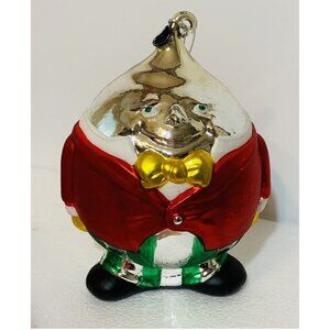 Department 56 VINTAGE Hand Blown Humpty Dumpty Mercury Glass Ornament, 8"Tx6"W